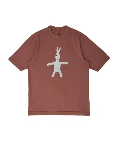 Rick Owens Kids Jumbo Short Sleeved T-shirt In Brown