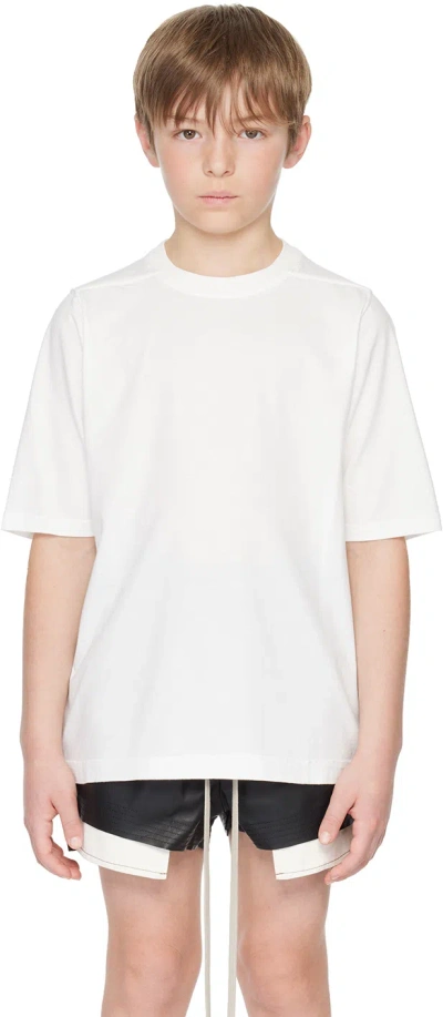Rick Owens Kids Off-white Jumbo T-shirt In 11 Milk