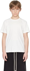 Rick Owens Kids Off-white Level T-shirt In 11 Milk