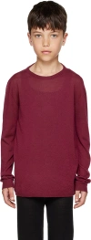 Rick Owens Pullover Biker Level Aus Wolle In Fuchsia
