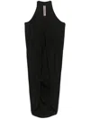 Rick Owens Kite Midi Dress In Black