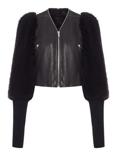 RICK OWENS KLAUS CROPPED JACKET