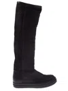 Rick Owens Knee High Boots In Black