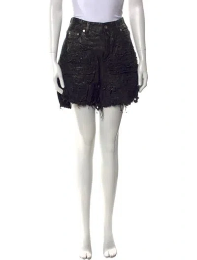 Pre-owned Rick Owens Knee-length Shorts In Black