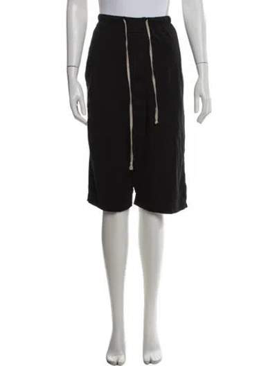 Pre-owned Rick Owens Knee-length Shorts In Black