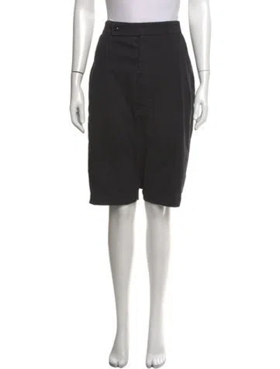 Pre-owned Rick Owens Knee-length Shorts In Black