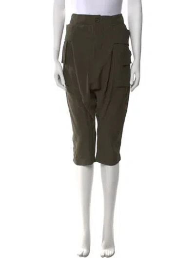 Pre-owned Rick Owens Knee-length Shorts In Green
