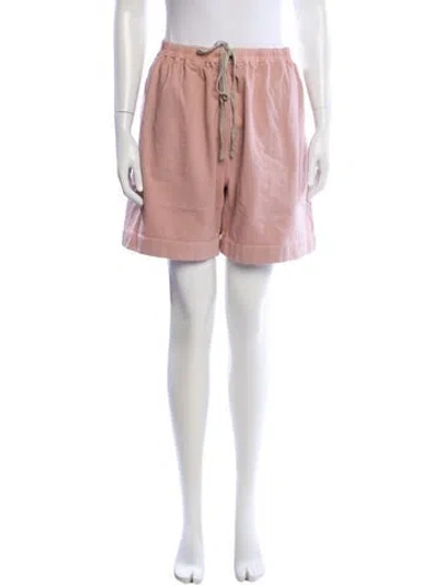 Pre-owned Rick Owens Knee-length Shorts In Pink
