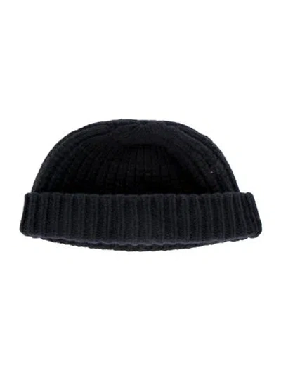 Pre-owned Rick Owens Knit Beanie In Blue