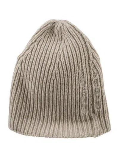 Pre-owned Rick Owens Knit Beanie In Neutral