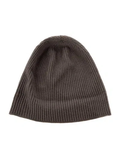 Pre-owned Rick Owens Knit Beanie In Neutrals