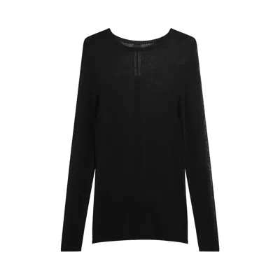 Pre-owned Rick Owens Knit Dennis Top 'black' | Men's Size L