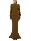 Rick Owens Luna Gown In White