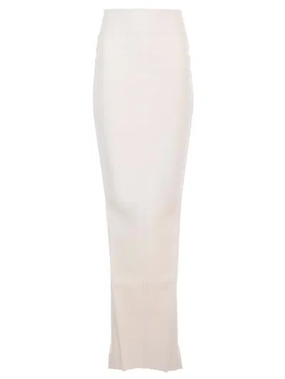 Rick Owens Knit Fitted Long Skirt