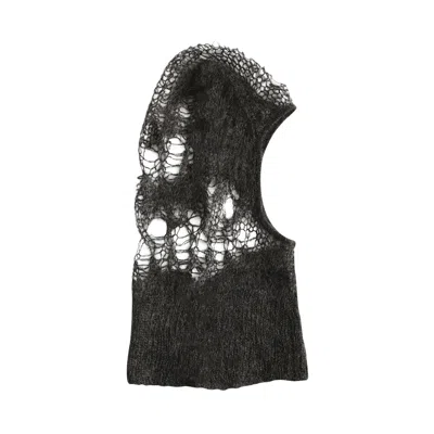 Pre-owned Rick Owens Knit Hood 'dark Dust'