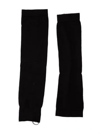 Pre-owned Rick Owens Knit Leg Warmers In Black