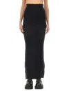 Rick Owens Chic Knit Skirt In Black