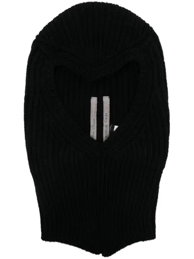 Rick Owens Skull Balaclava In Black