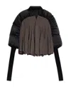 Rick Owens Duvetessa Padded Wool Jacket In Black