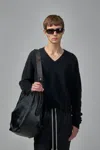 Rick Owens Knit Sweater Tommy V-neck In Black