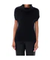 Rick Owens Sl Crater Knit Top In Black