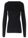 Rick Owens Al Top Sweaters And Cardigans Black In Black