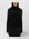 Rick Owens Knit Top With Long Sleeves And Relaxed Fit In Black