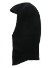Rick Owens Knitted Balaclava Face Opening In Black