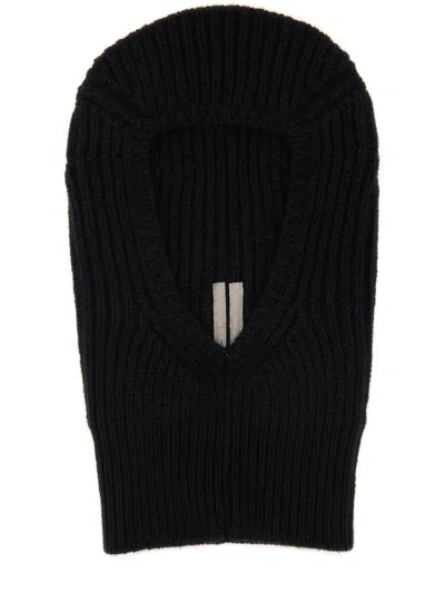 Rick Owens Black Wool Sphinx Skull Hat
