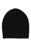 Rick Owens Ribbed Texture Folded Brim Hat In Black