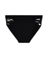 Rick Owens Black Shredded Merino Knit Brief In Black