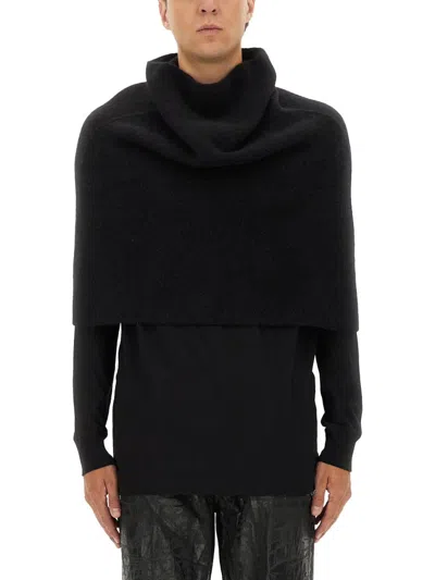 RICK OWENS KNITTED CAPE