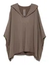 Rick Owens Knitted Hoodie