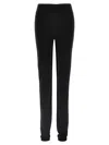 Rick Owens Knitted Leggings Elastic Waistband In Black