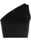 RICK OWENS RICK OWENS KNITTED ONE SHOULDER BANDEAU TOP