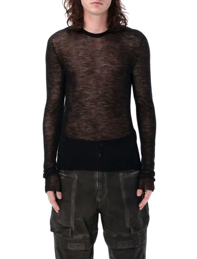 Rick Owens Knitted Pull In Black