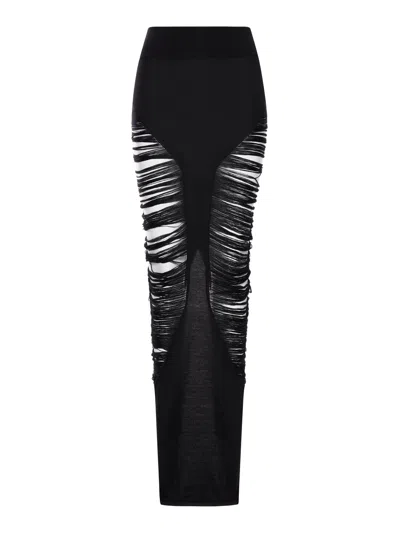 RICK OWENS KNITTED SKIRT