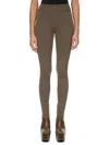 Rick Owens Knitted Tights In Green