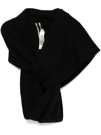 Rick Owens Knitted Top In Black