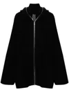 Rick Owens Porterville Jumbo Gimp Hoodie In Black