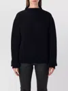 Rick Owens Knitwear With Long Sleeves And Open Back In Black