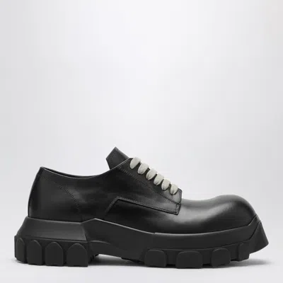RICK OWENS RICK OWENS LACE UP BOZO TRACTOR BLACK