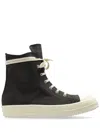 Rick Owens Lace-up Hi-top Trainers In Black