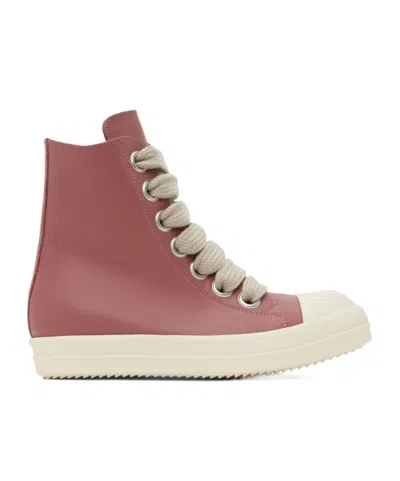 Rick Owens Pink Porterville Jumbolaced Sneakers In 23811 Thulian/pearl/