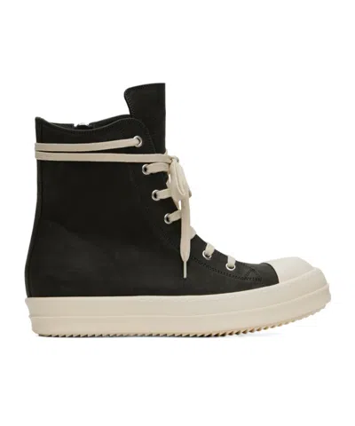 RICK OWENS LEATHER SNEAKERS