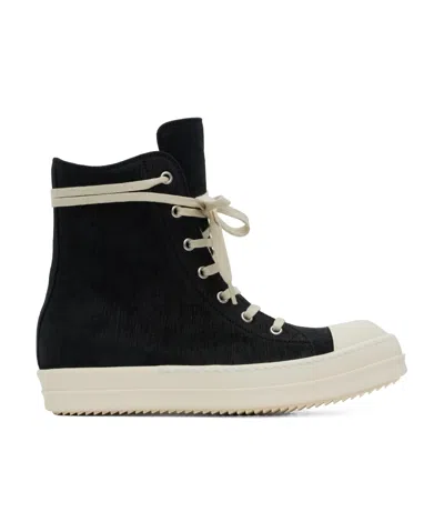 Rick Owens Hollywood Sneakers In Black
