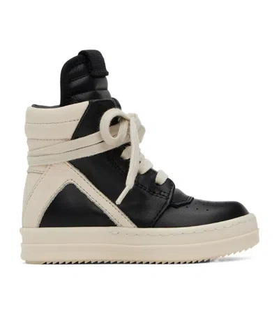 Rick Owens Lace-up High-top Sneakers In Nude | ModeSens