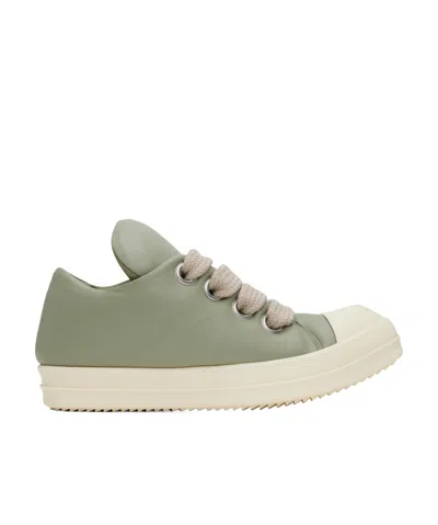 Rick Owens Lace-up Low-cut Casual Shoes In Green