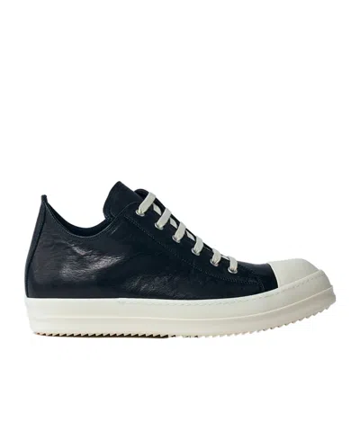 Rick Owens Lace-up Low-cut Casual Shoes In Black