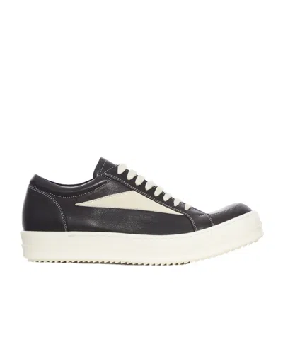 RICK OWENS LACE-UP LOW-TOP SNEAKERS
